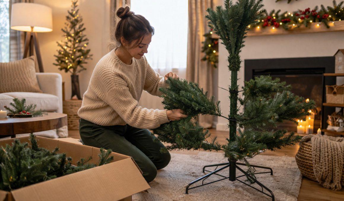 Ce brad artificial de Crăciun este cel mai ușor de montat și demontat?